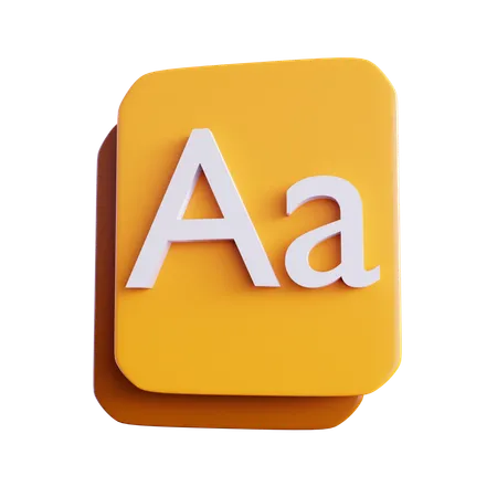 Font Tool  3D Icon