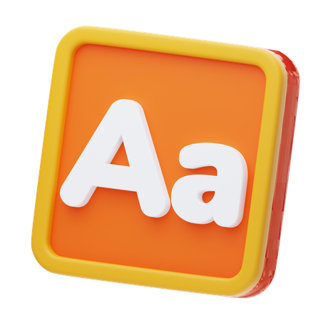 Font Tool  3D Icon
