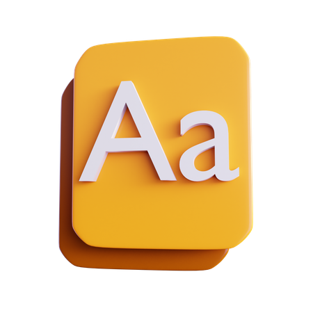 Font Tool  3D Icon