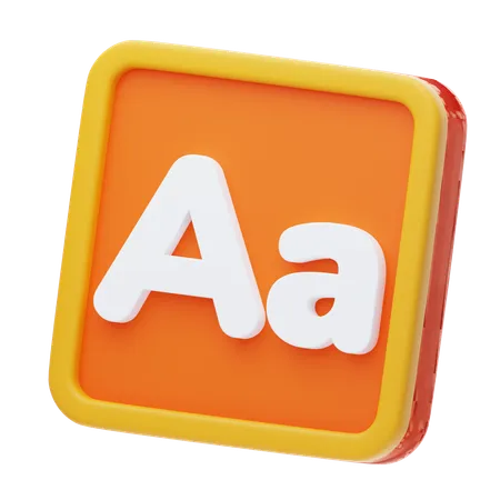 Font Tool  3D Icon