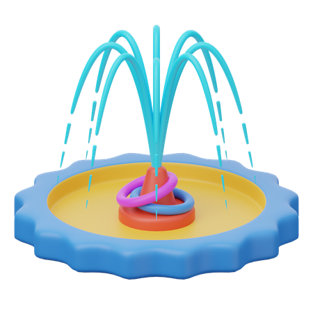 Fontaine d'eau  3D Icon