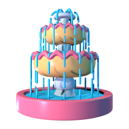 Fonte de água  3D Icon