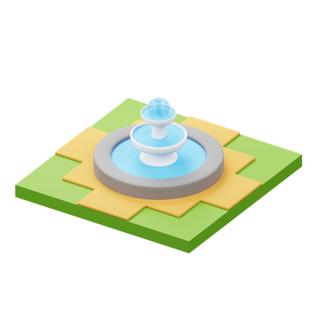 Fonte de água  3D Icon