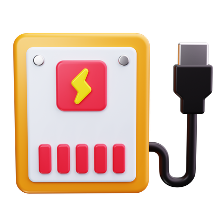 Fonte de energia  3D Icon