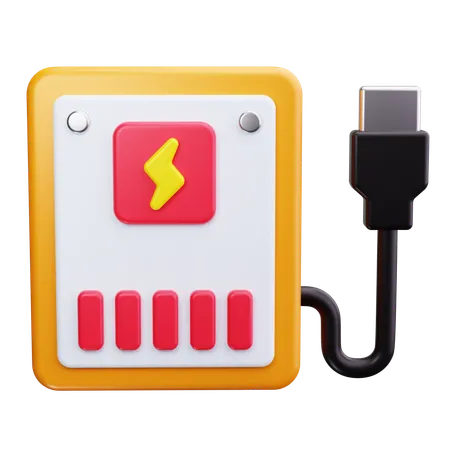 Fonte de energia  3D Icon