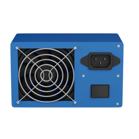 Fonte de energia  3D Icon