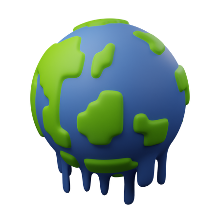 La terre fond  3D Icon