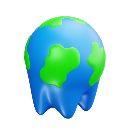 La terre fond  3D Icon