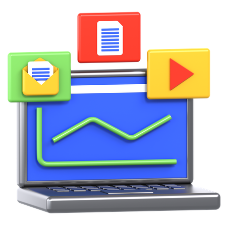 Fontes de tráfego  3D Icon
