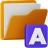 fonts 3d logo