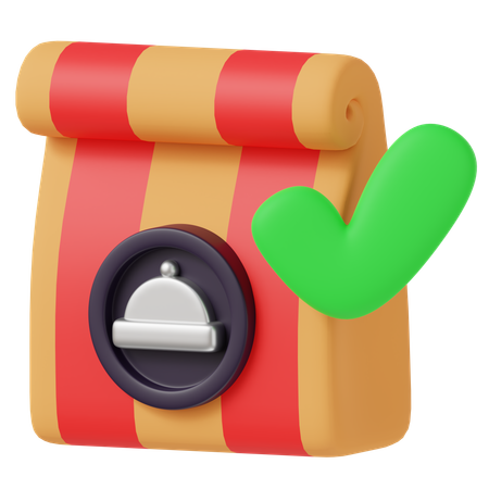 Food Accept  3D Icon