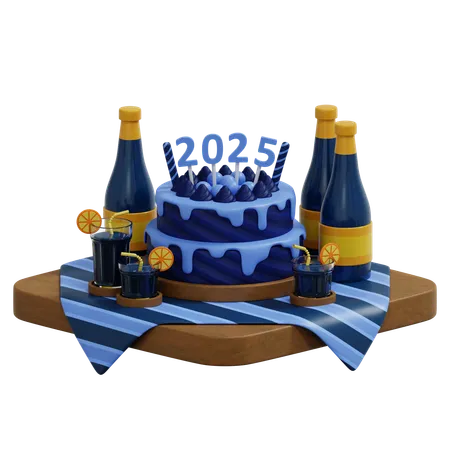 Food And Drink Party  3D Icon