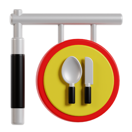 Food Area  3D Icon
