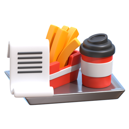 Food Bill  3D Icon