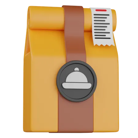Food Bill  3D Icon