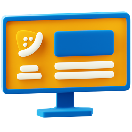 Blog culinaire  3D Icon