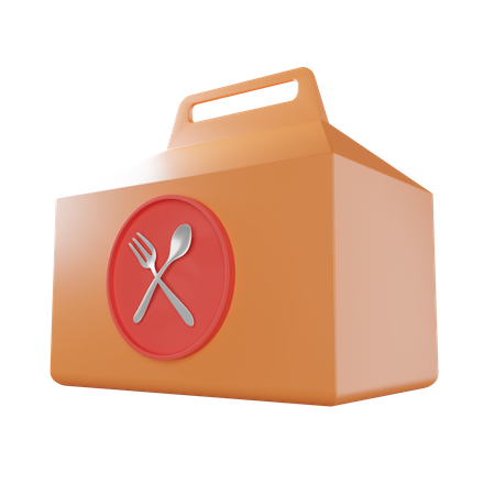 Food Box  3D Icon