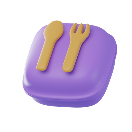 Food Box 3D Icon