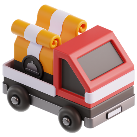 Food Car  3D Icon