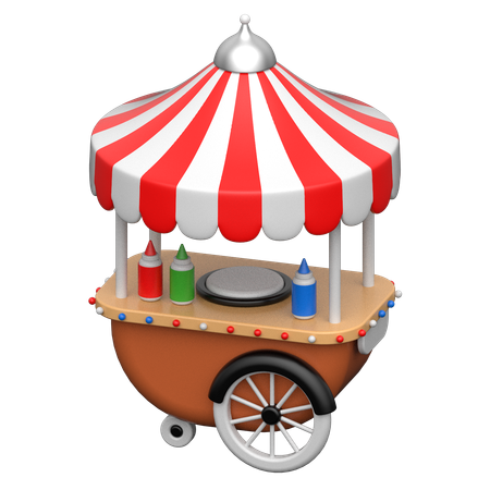 Food Cart  3D Icon