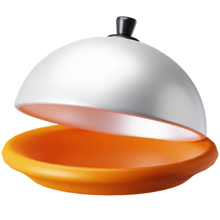 Cloche alimentaire  3D Icon
