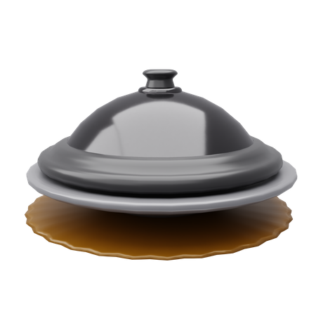 Food Cloche  3D Icon