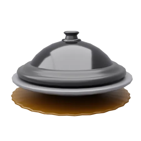 Food Cloche  3D Icon