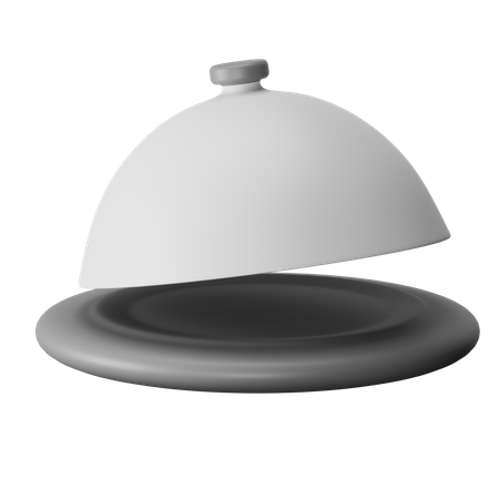 Food Cloche  3D Icon