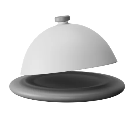 Food Cloche  3D Icon