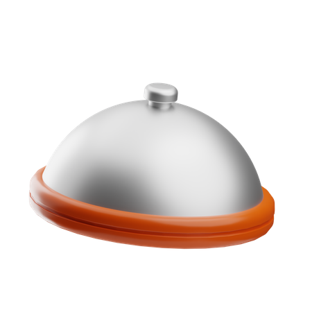 Food Cloche  3D Icon