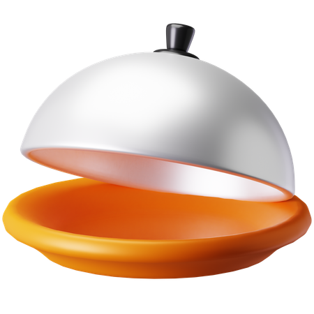 Food Cloche  3D Icon