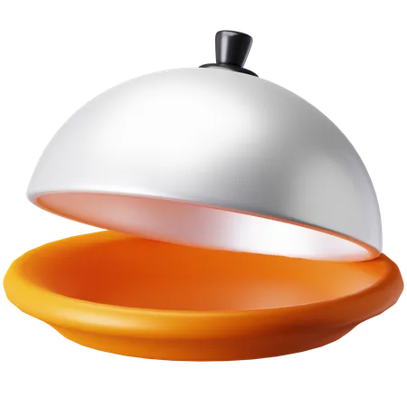 Food Cloche  3D Icon