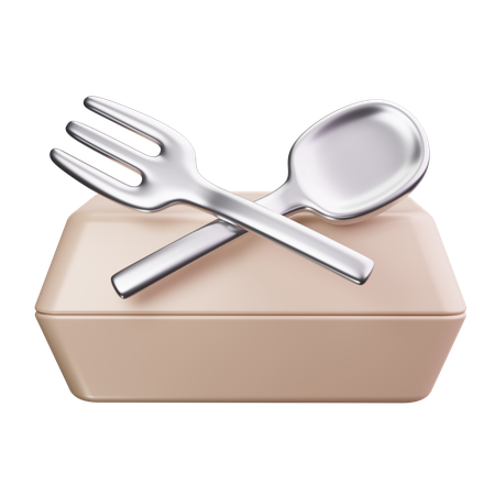 食品容器  3D Icon