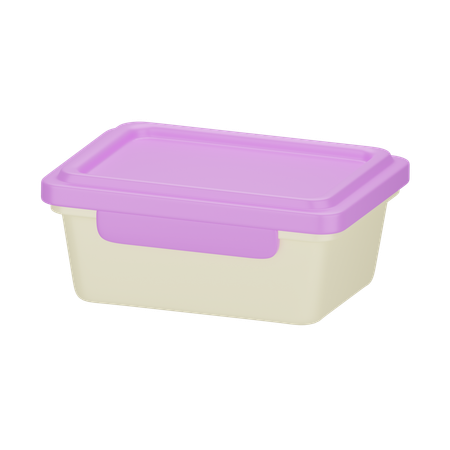 Food Container  3D Icon