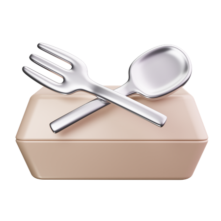 Food Container  3D Icon