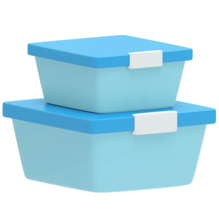 Food Container  3D Illustration