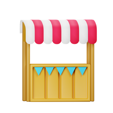 Food Court  3D Icon