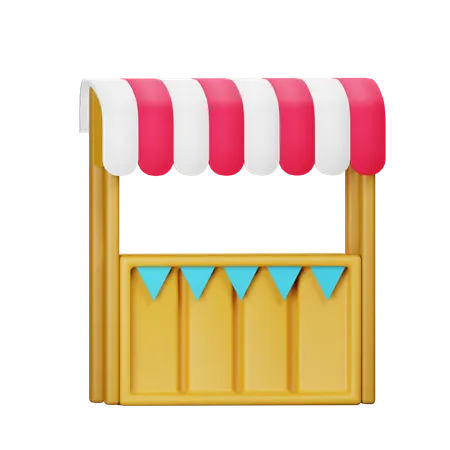 Food Court  3D Icon