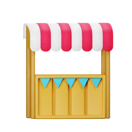 Food Court 3D Icon