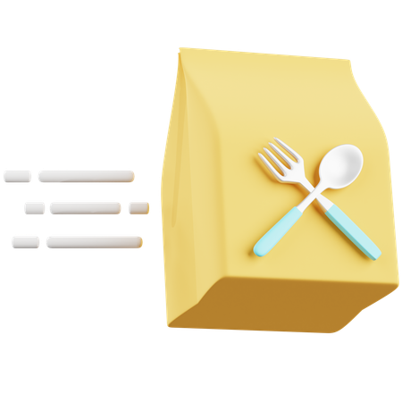 Food delivery  3D Icon
