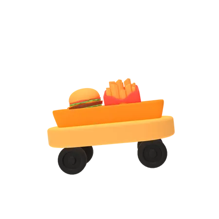 Food Delivery  3D Icon