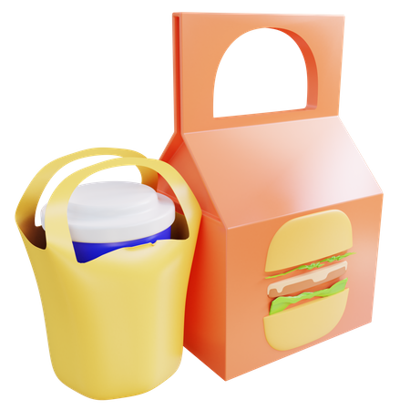 Food Delivery  3D Icon