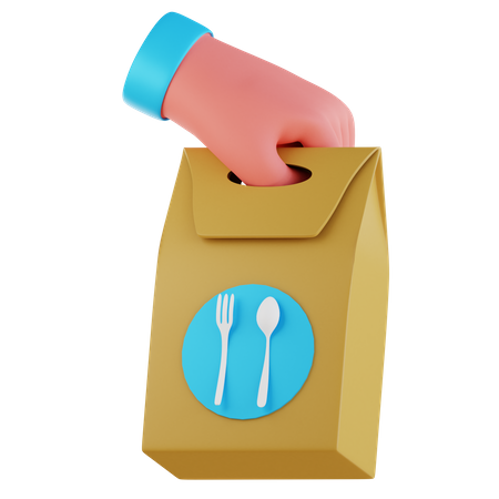 Food Delivery  3D Icon