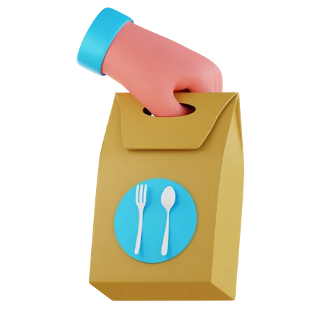 Food Delivery  3D Icon