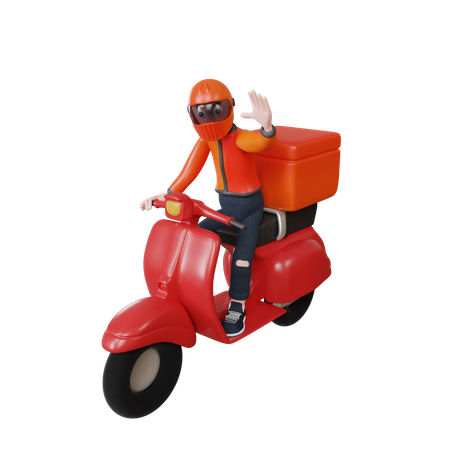 Food Delivery  3D Icon