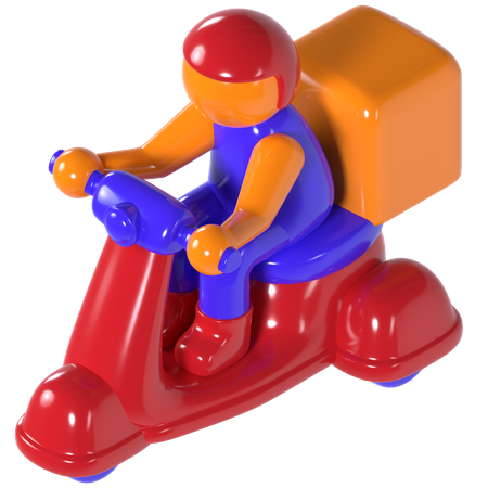 Food Delivery  3D Icon
