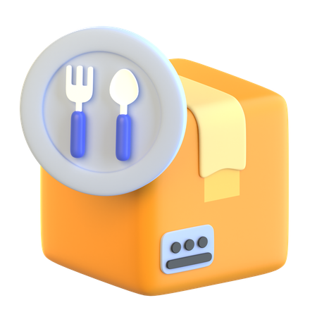 Food Delivery  3D Icon