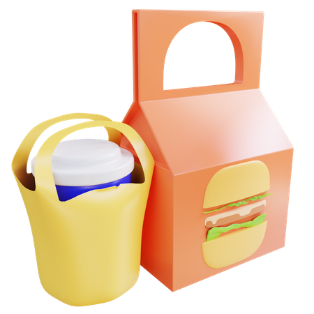 Food Delivery 3D Icon