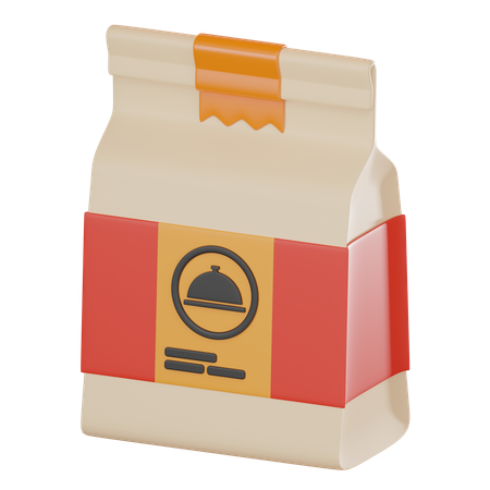 Food Delivery Bag  3D Icon