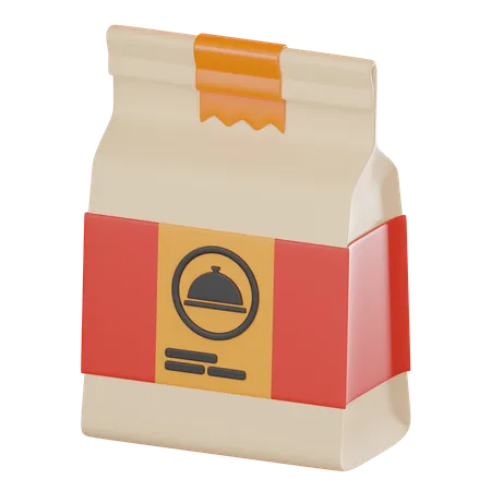 Food Delivery Bag  3D Icon